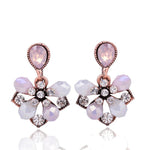 Pink Petals Stud Earrings