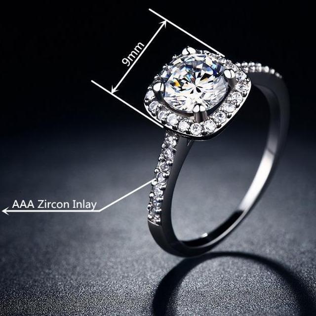 White Cubic Zirconia Ring Specifications